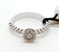 Anillo Recarlo Mujer in Oro Diamante 0.38 Ct ZS 124/025-15 - ZS 124/025-15